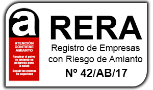 RERA: Registro de Empresas con Riesgo de Amianto Nº42/AB/17